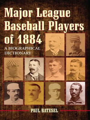 cover image of Major League Baseball Players of 1884